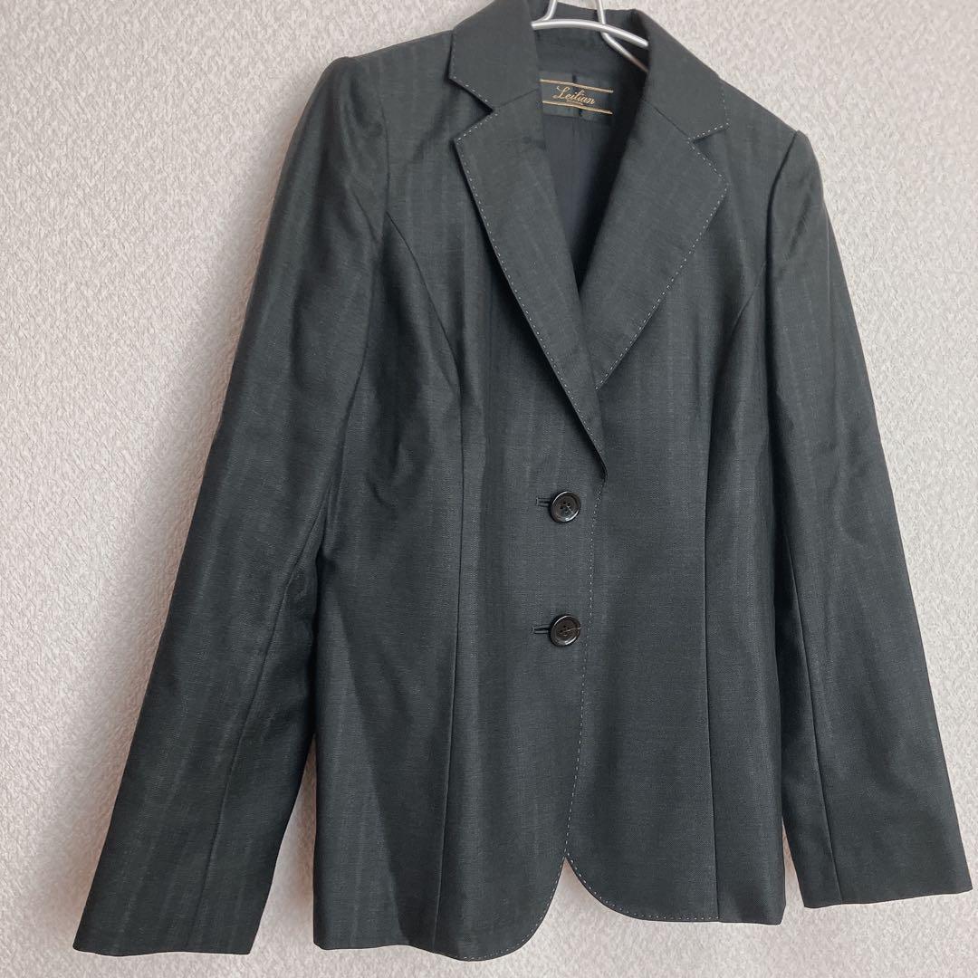 極美品✨ Leilian レリアン シルク混 カルロバルベラ パンツスーツセット