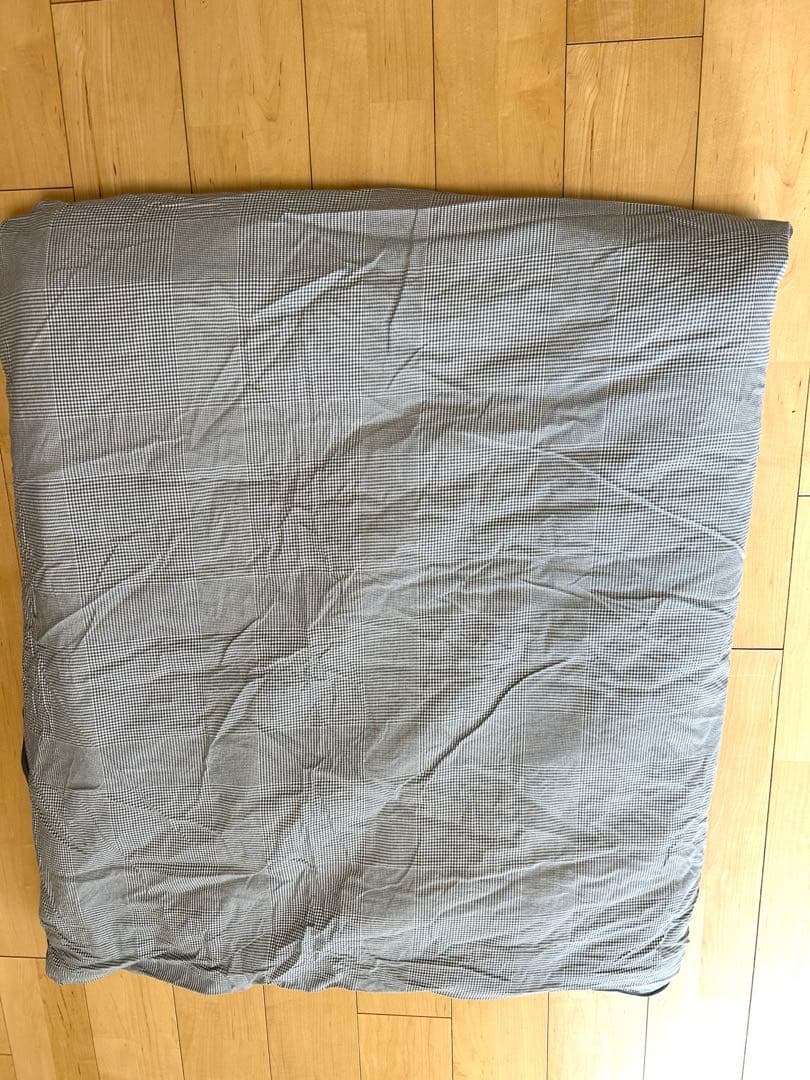 無印良品　楕円形 こたつ机 （大）+ こたつ布団　フラットヒーター