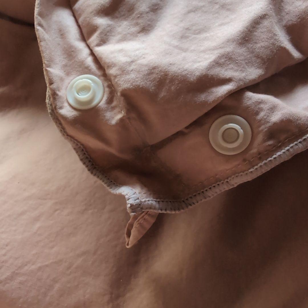 maruhati 羽毛掛け布団 ピンク 刺繍入り ダブル