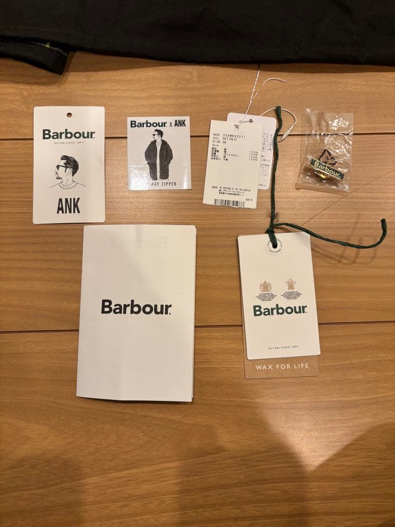 Barbour × ANK コラボsolway zipperサイズ38 片野英二