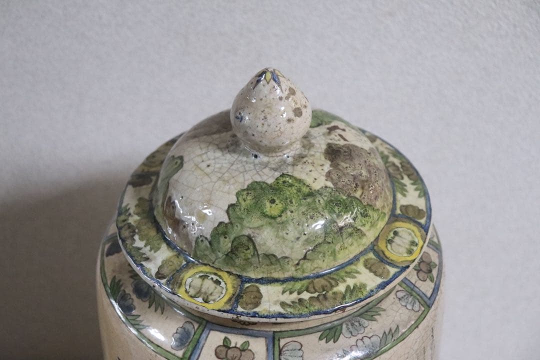 京焼の名工　仁清　大瓶　木箱付　送料込み250526