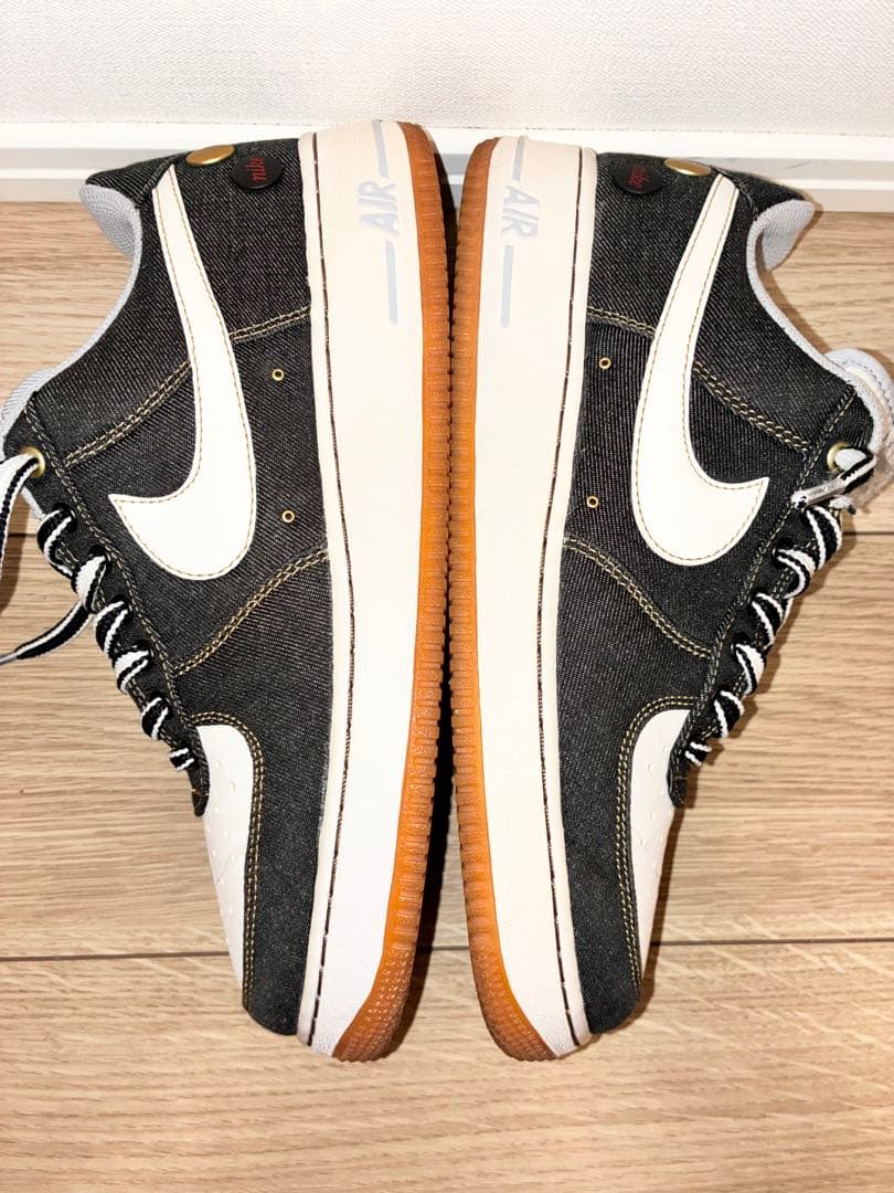 靴 Nike Air Force 1 Low '07 \"Black Denim\"