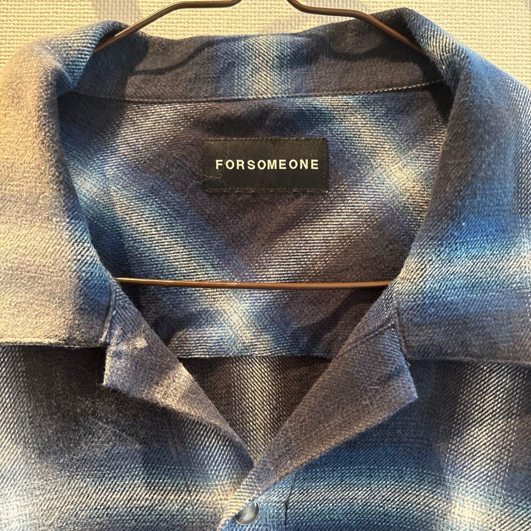 【スイカ大佐】新品FORSOMEONE フォーサムワン ブリーチ シャツ