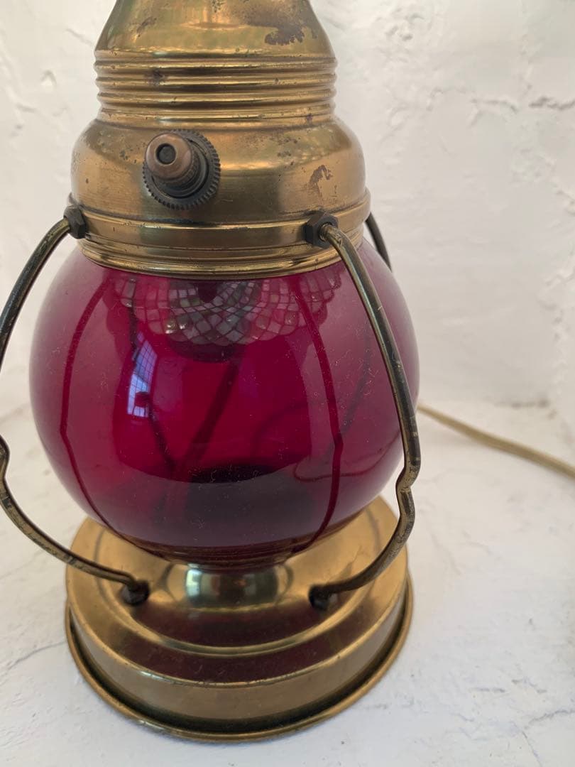 アンティーク ステンドグラス テーブルランプ