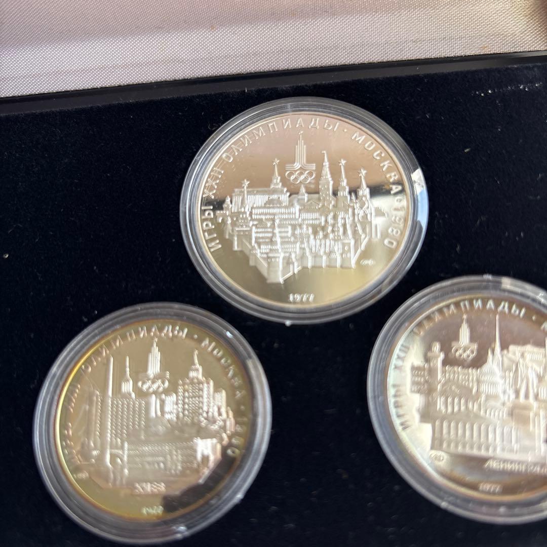 heapin 様◾️1980年モスクワオリンピック記念銀貨6枚セット