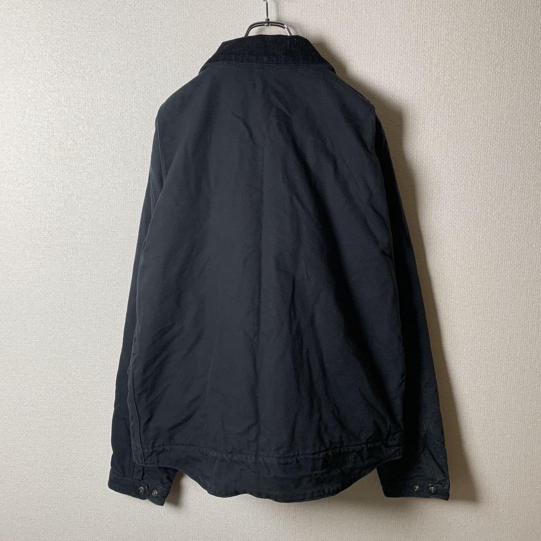 カーハート デトロイトジャケット ブラックL 【大人気】