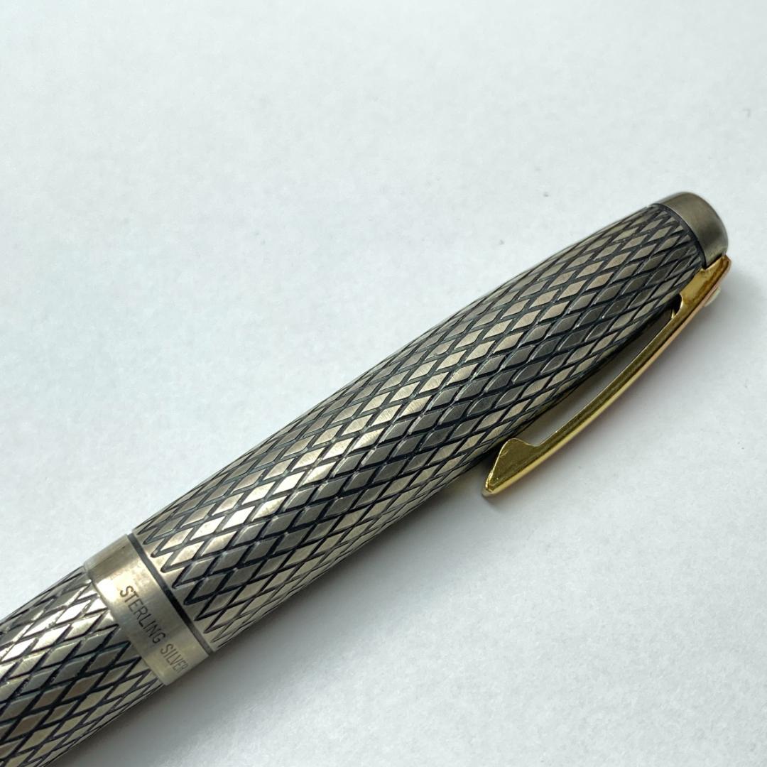 シェーファー万年筆 14金ペン先 STERLING SILVER