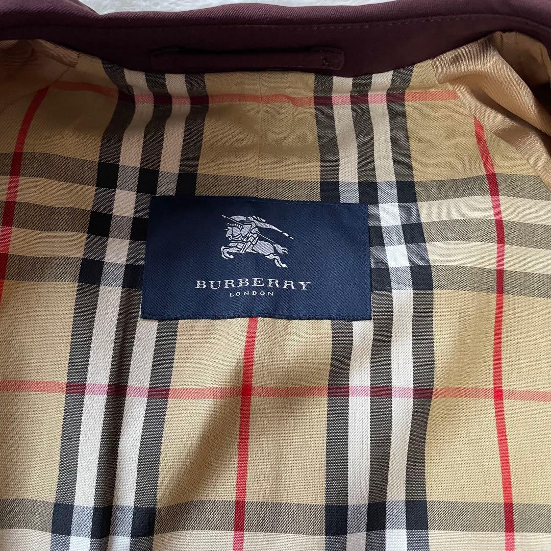 完全未使用級 バーバリー ロンドン ノバチェック トレンチコート 参考価格15万