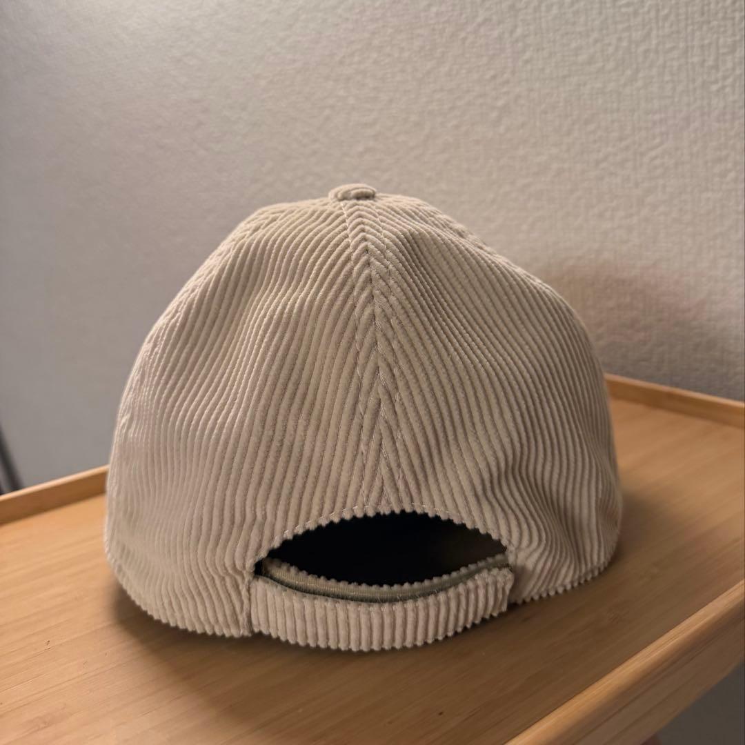 希少美品 miu miuコーデュロイキャップ アイボリー